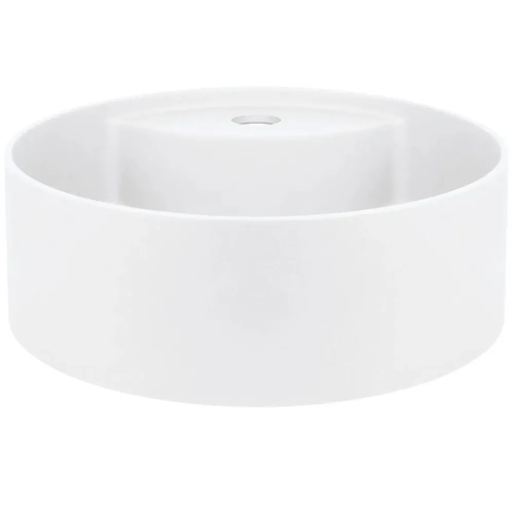 Lavoar baie pe blat Deante Silia 36x36 cm, alb