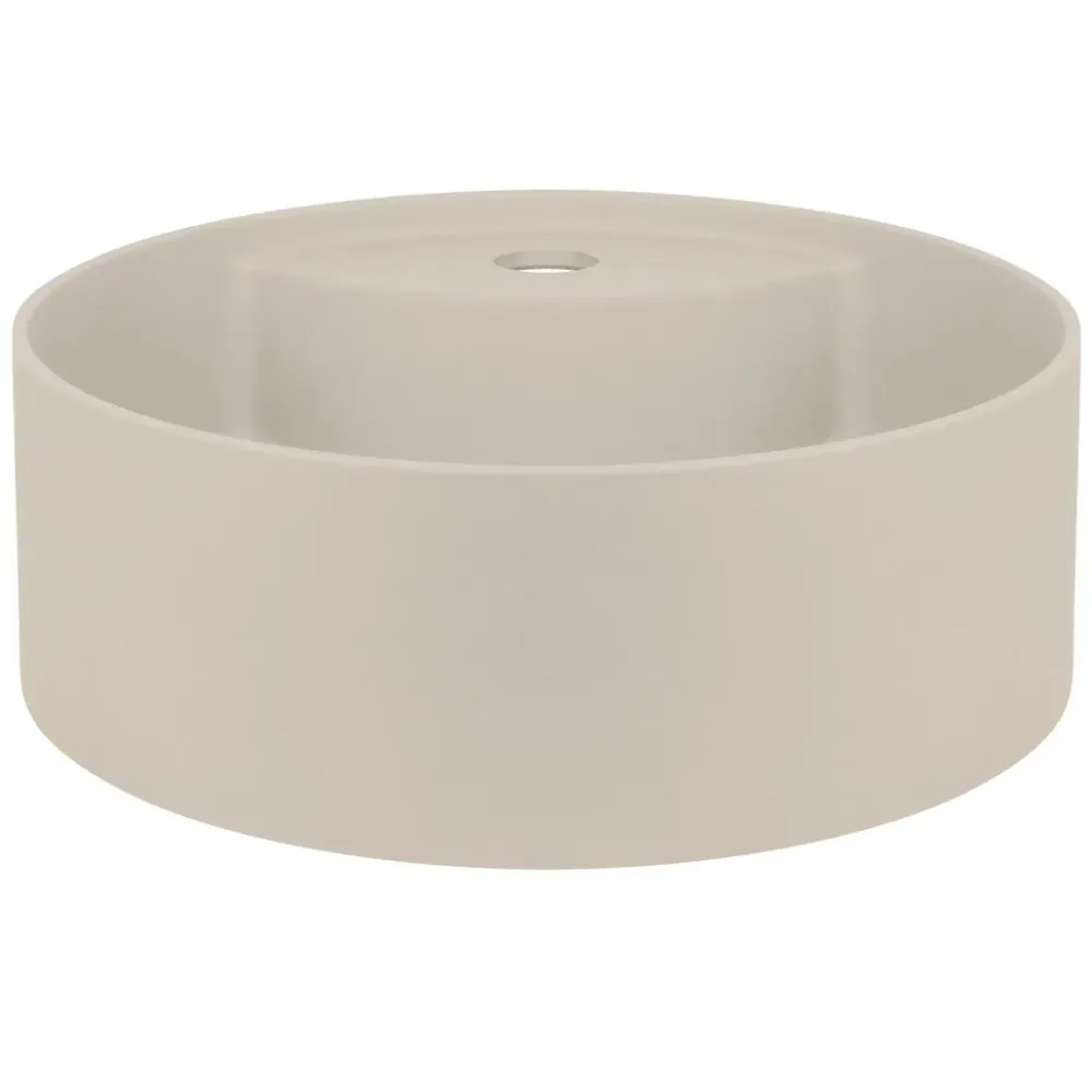 Lavoar baie pe blat Deante Silia 36x36 cm, bej