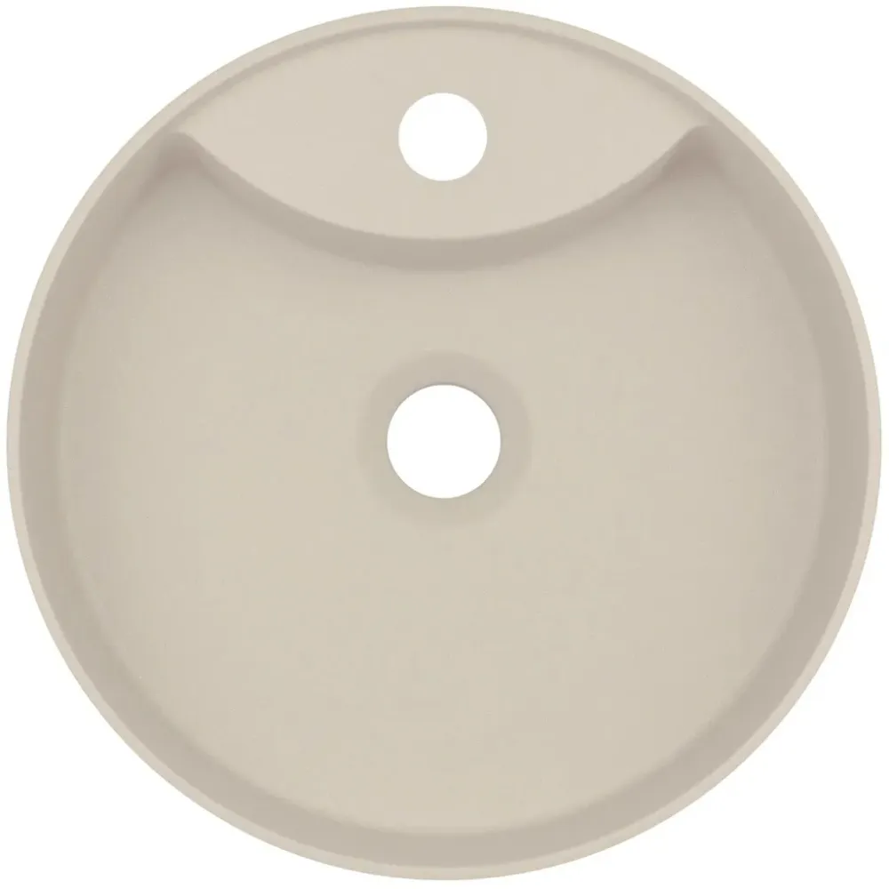 Lavoar baie pe blat Deante Silia 36x36 cm, bej