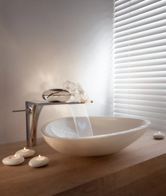 Lavoar baie pe blat Hansgrohe Massaud 60x45 cm