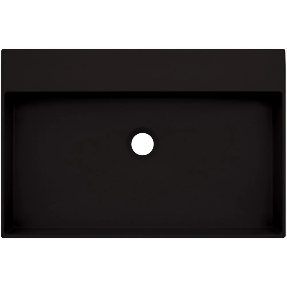Lavoar baie pe blat, negru Deante Correo 60x40 cm