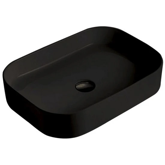 Lavoar baie pe blat, negru Fluminia Capri 55-MB 55x38 cm