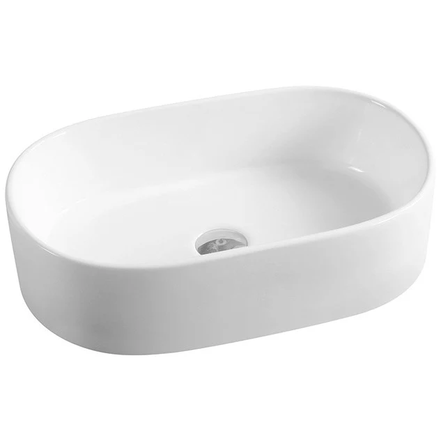 Lavoar baie pe blat, oval Fluminia Tisa 56x35 cm