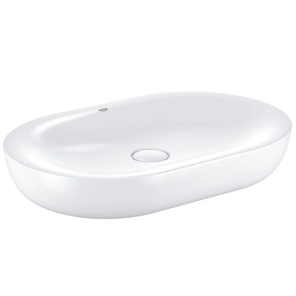 Lavoar baie pe blat, oval Grohe Essence Vessel 60x40 cm, tratament PureGuard