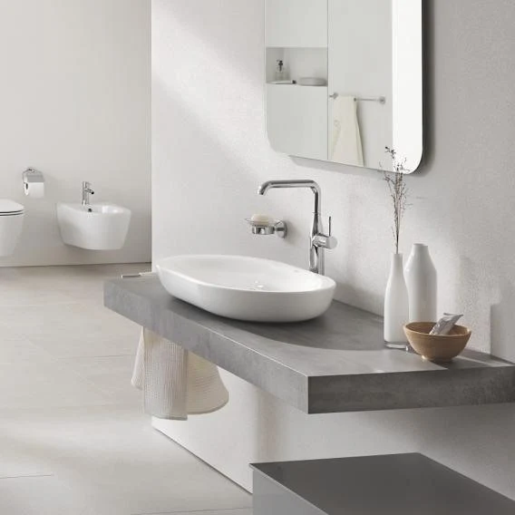 Lavoar baie pe blat, oval Grohe Essence Vessel 60x40 cm, tratament PureGuard