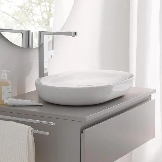 Lavoar baie pe blat, oval Grohe Essence Vessel 60x40 cm, tratament PureGuard