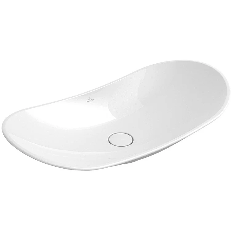 Lavoar baie pe blat, oval Villeroy & Boch My Nature 81x41 cm