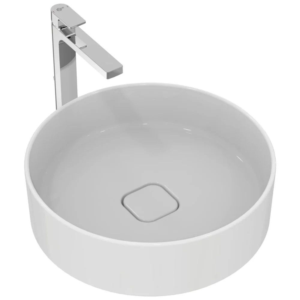 Lavoar baie pe blat, rotund Ideal Standard Strada II 45x45 cm, fara preaplin si fara gaura