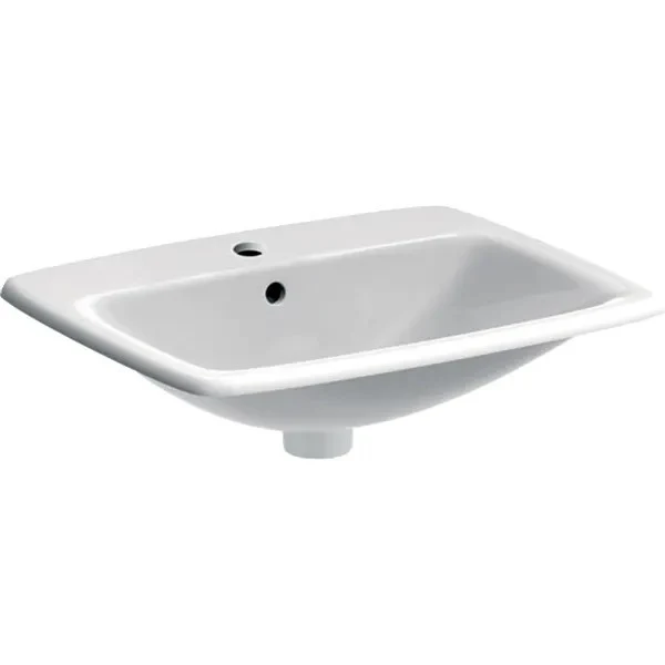Lavoar baie incastrat Geberit Selnova Square 55x45 cm