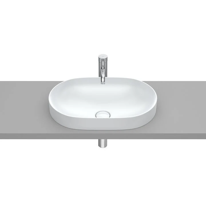 Lavoar baie incastrat, oval Roca Inspira Round 55x37 cm