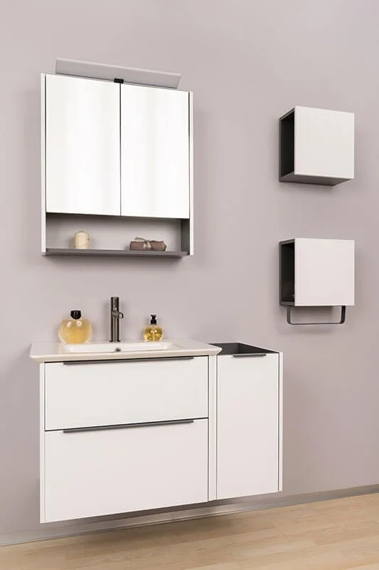Lavoar baie pe mobilier Arthema Nova 89x48 cm