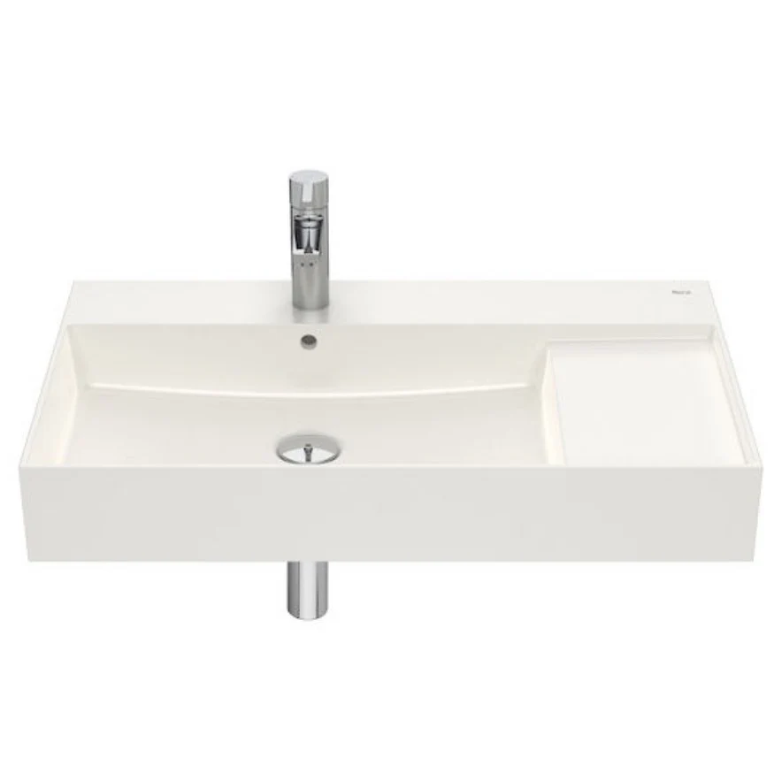 Lavoar baie suspendat, bej Roca Inspira Square 80x49 cm