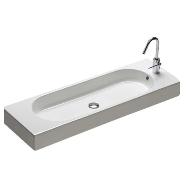 Lavoar baie suspendat Hatria Area 110x35 cm, cu 1 gaura