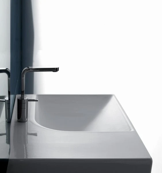 Lavoar baie suspendat Hatria Grandangolo G-75 DX 75x50 cm, varianta dreapta