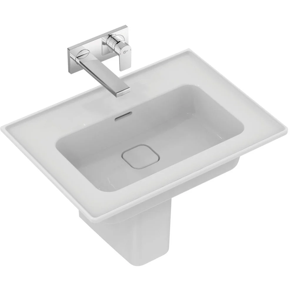 Lavoar baie suspendat Ideal Standard Strada II 64x46 cm, cu preaplin si fara gaura