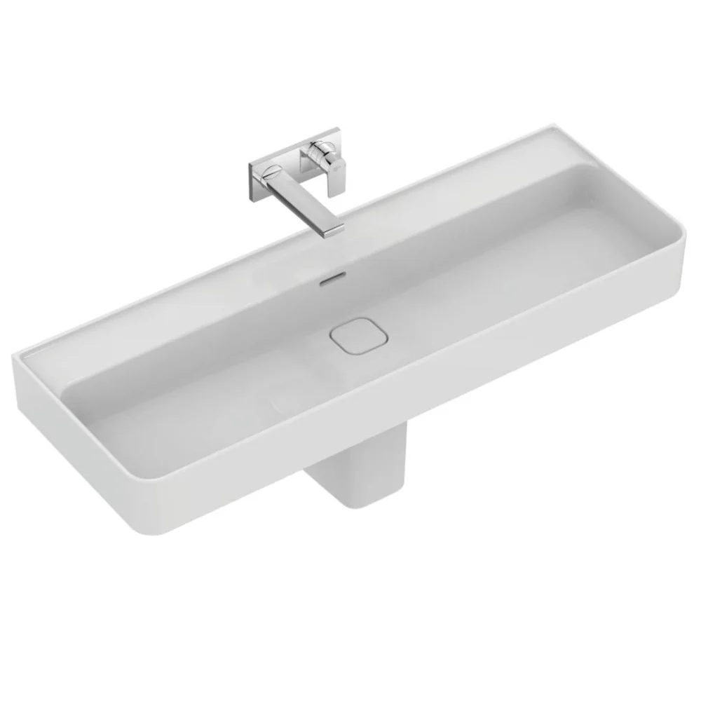 Lavoar baie suspendat Ideal Standard Strada II 120x43 cm, cu preaplin si fara gaura