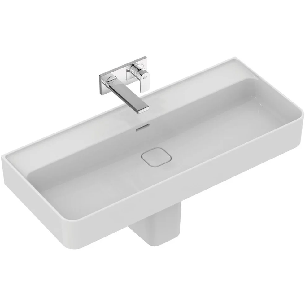 Lavoar baie suspendat Ideal Standard Strada II 100x43 cm, cu preaplin si fara gaura