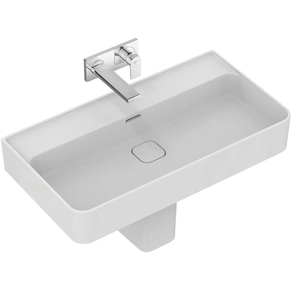 Lavoar baie suspendat Ideal Standard Strada II 80x43 cm, cu preaplin si fara gaura