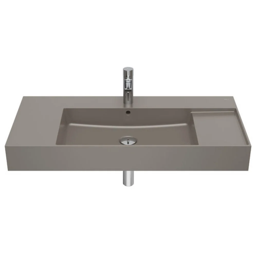 Lavoar baie suspendat, maro Roca Inspira Square 100x49 cm