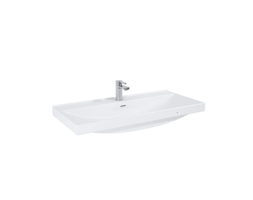 Lavoar dreptunghiular Arezzo MAXXI, din porțelan, încorporabil 100X46cm – alb
