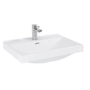 Lavoar dreptunghiular Arezzo MAXXI, din porțelan, încorporabil 60X46cm – alb