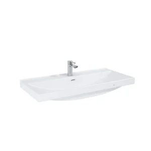 Lavoar dreptunghiular Arezzo MAXXI, din porțelan, încorporabil 80X46cm – alb