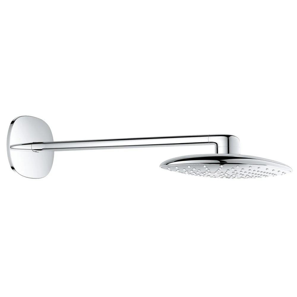 Palarie dus fix Grohe Rainshower 360 Mono, cu brat 36x22 cm, crom