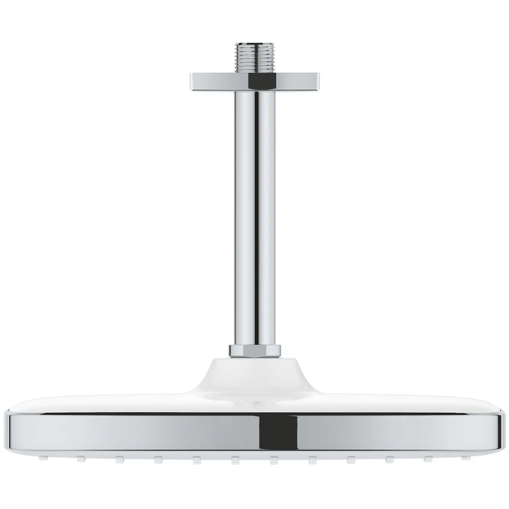 Palarie dus fix Grohe Tempesta 250 Cube, 25x25 cm cu brat, montaj pe tavan