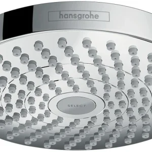 Palarie dus fix Hansgrohe Croma Select E 180 2jet, rotund Ø18 cm, crom
