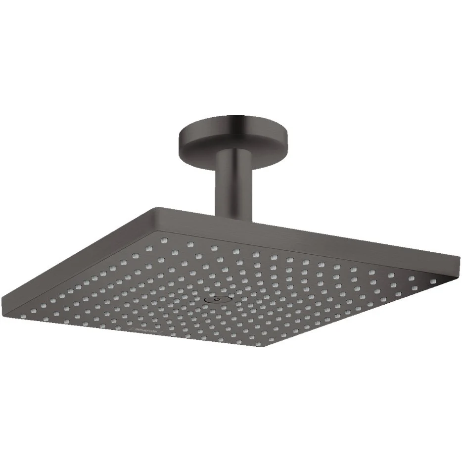 Palarie dus fix Hansgrohe Raindance E 300, cu brat pe tavan, antracit satinat