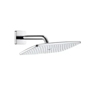 Palarie dus fix Hansgrohe Raindance E 360 Air 1 jet 1/2', cu brat orizontal 390 mm