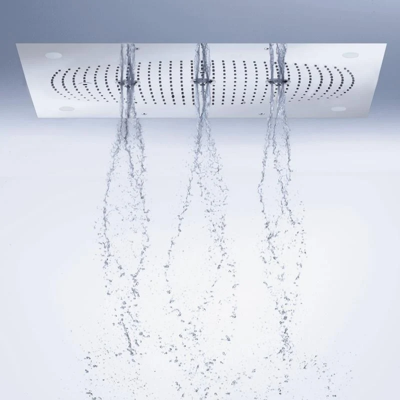 Palarie dus fix Hansgrohe Raindance Rainmaker, 68x46 cu lumina