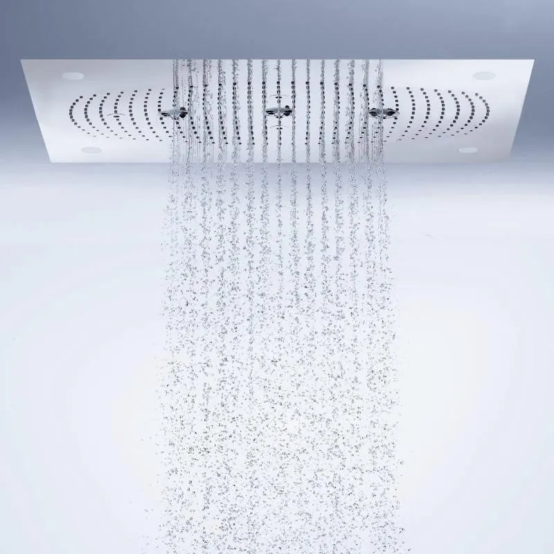Palarie dus fix Hansgrohe Raindance Rainmaker, 68x46 cu lumina