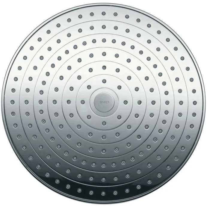Palarie dus fix Hansgrohe Raindance Select S 300 2jet, cu brat orizontal 39 cm, crom