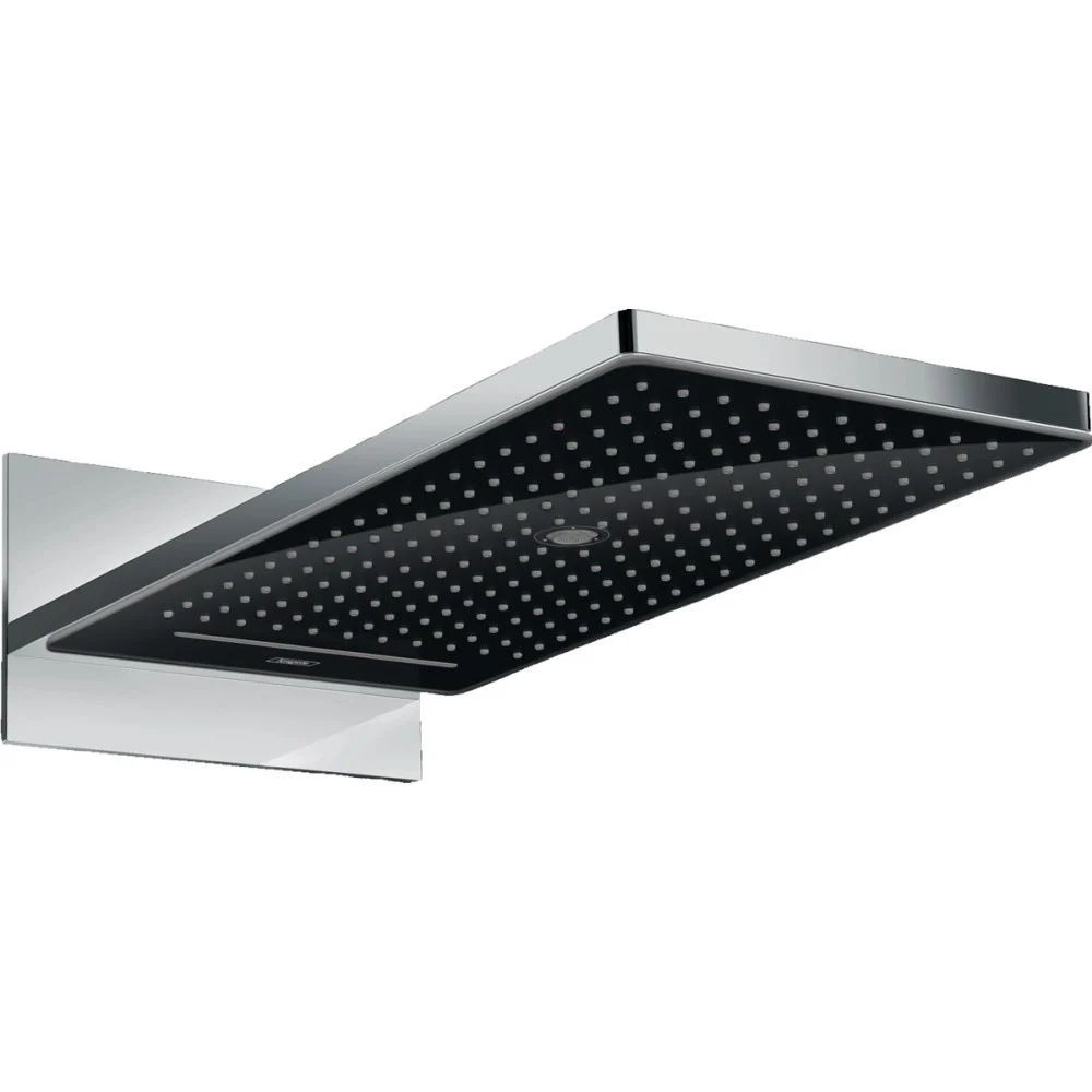 Palarie dus fix Hansgrohe Rainmaker Select 580, cu 3 functii, negru/crom