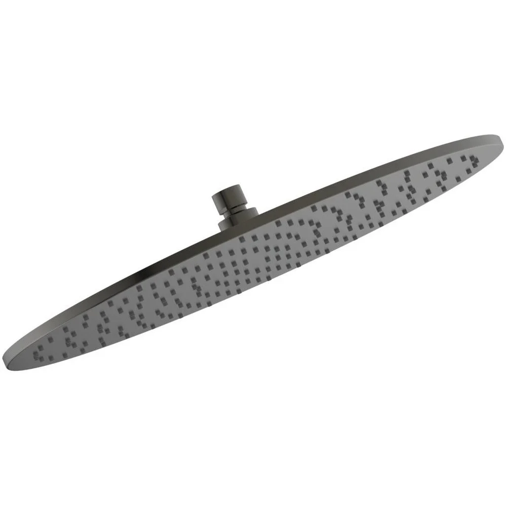 Palarie dus fix Ideal Standard IdealRain, Ø40 cm, gri lucios