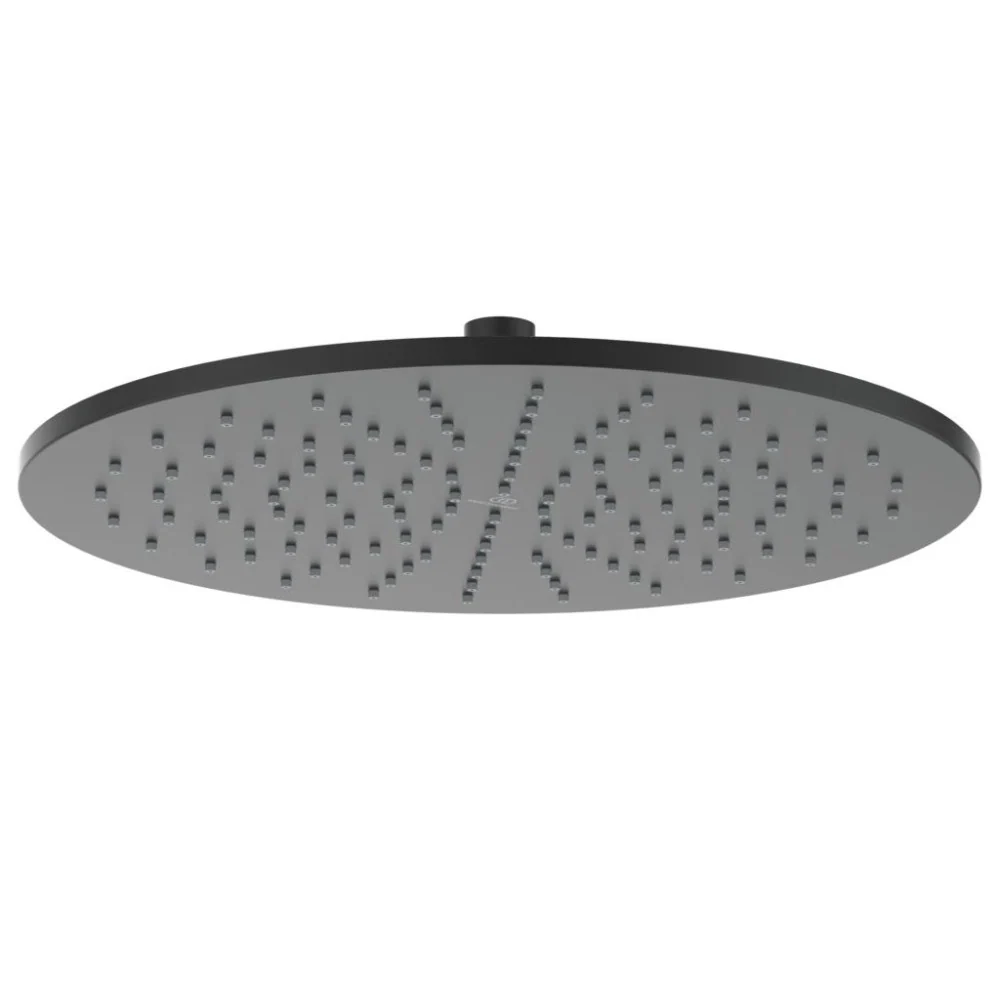 Palarie dus fix Ideal Standard Ø30 cm, negru mat (silk black)