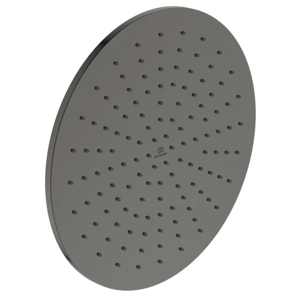 Palarie dus fix Ideal Standard Ø30 cm, negru mat (silk black)