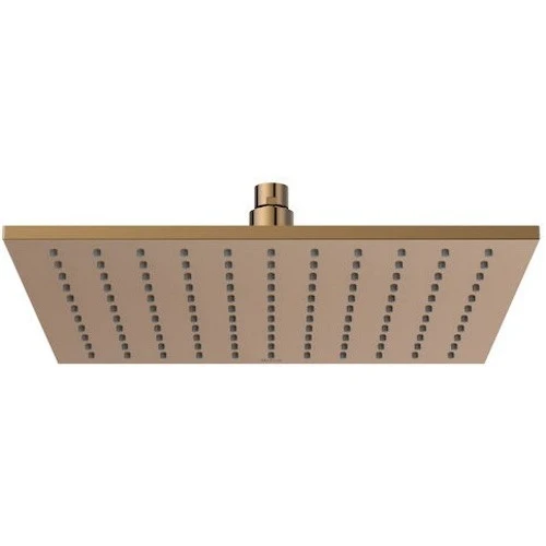 Palarie dus fix Roca RainSense, 30x30 cm, auriu lucios (rose gold)