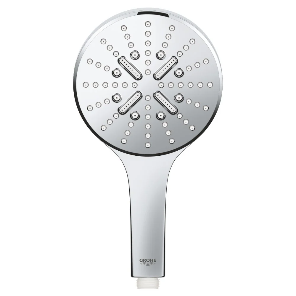 Para dus Grohe Rainshower Eco SmartActive 130 cu 3 jeturi, crom