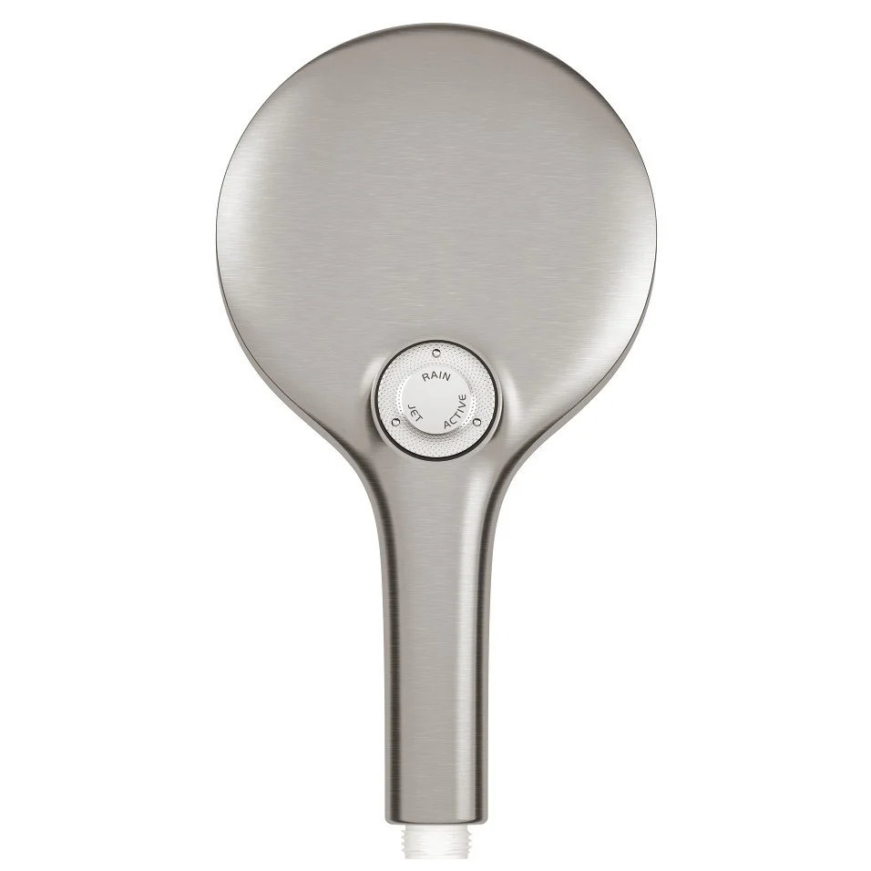 Para dus Grohe Rainshower Eco SmartActive 130 cu 3 jeturi, aspect inox (supersteel)