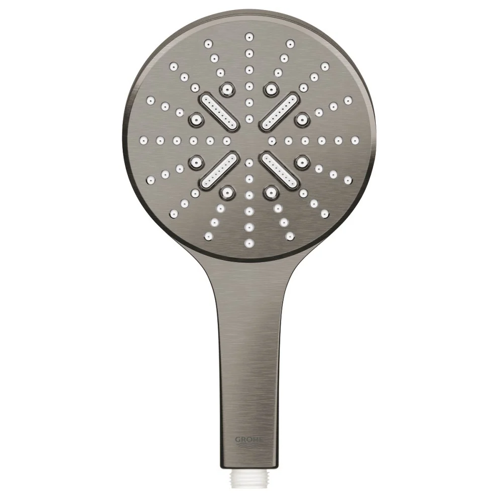 Para dus Grohe Rainshower Eco SmartActive 130 cu 3 jeturi, antracit mat (brushed hard graphite)