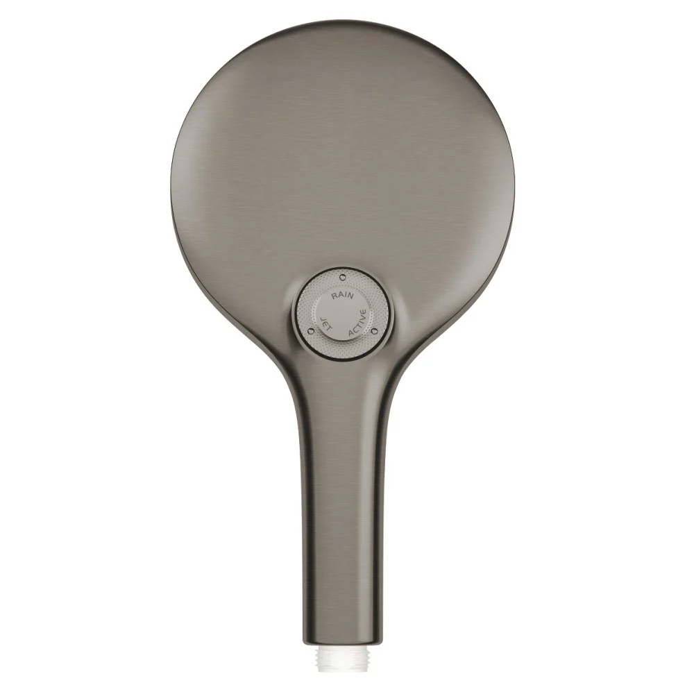 Para dus Grohe Rainshower Eco SmartActive 130 cu 3 jeturi, antracit mat (brushed hard graphite)