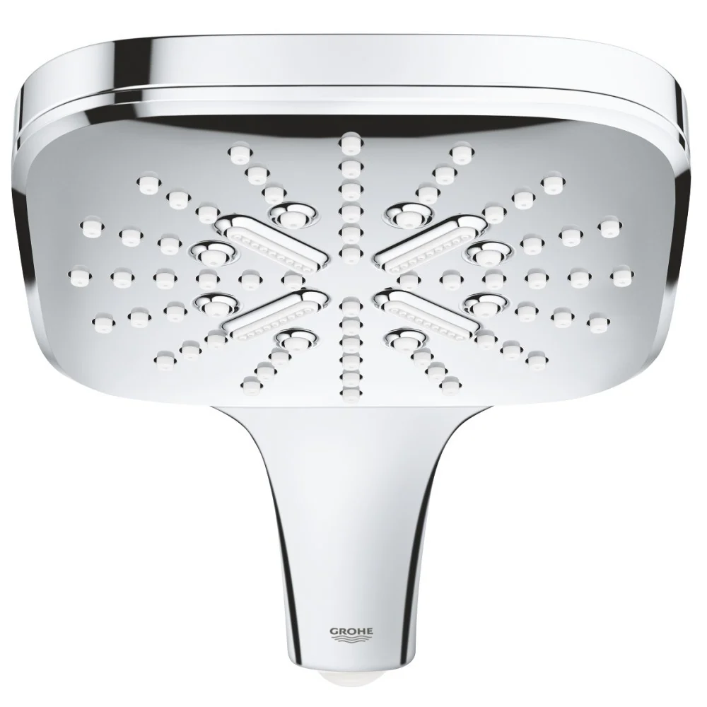 Para dus Grohe Rainshower SmartActive 130 Cube cu 3 jeturi, crom