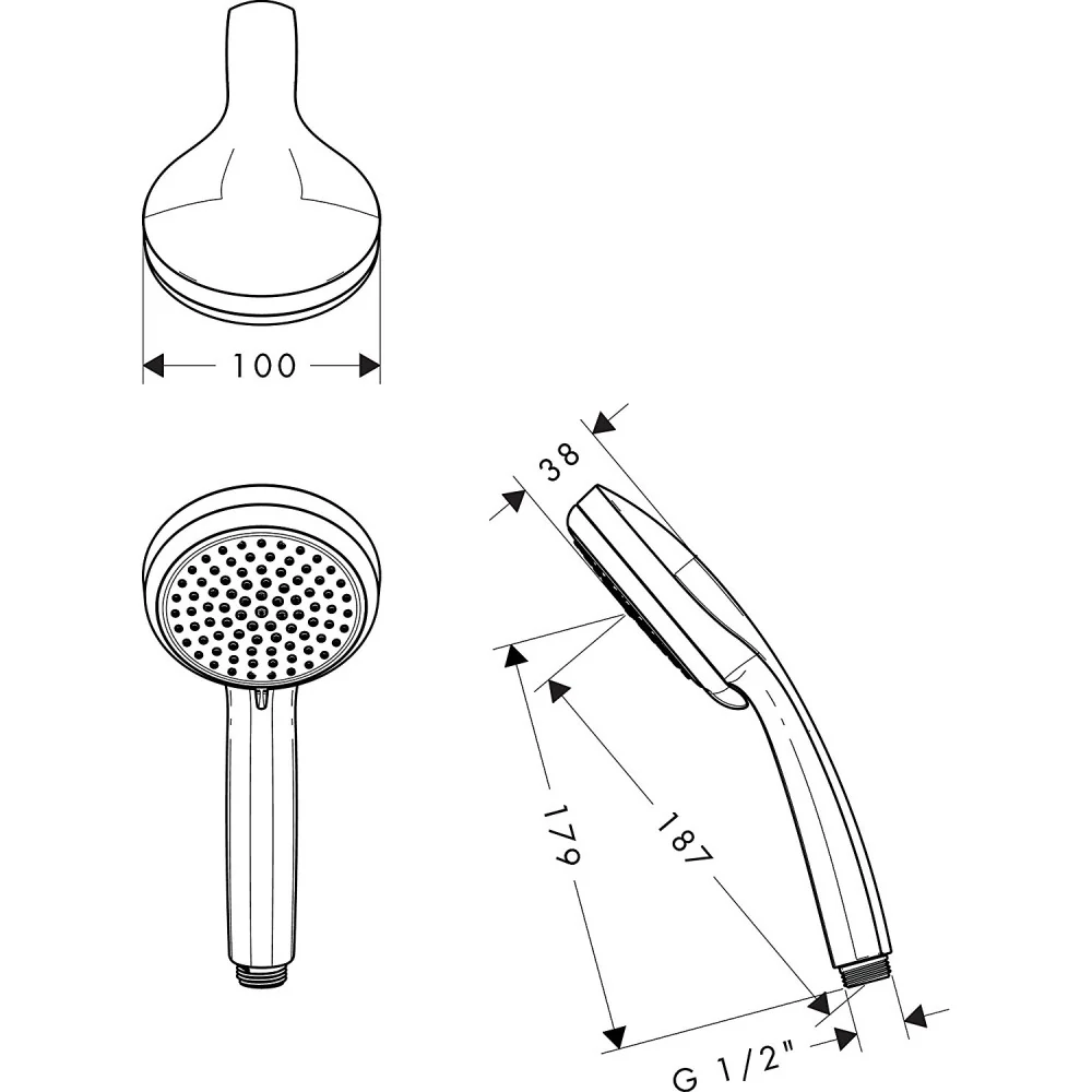 Para dus Hansgrohe Croma 100 Mono