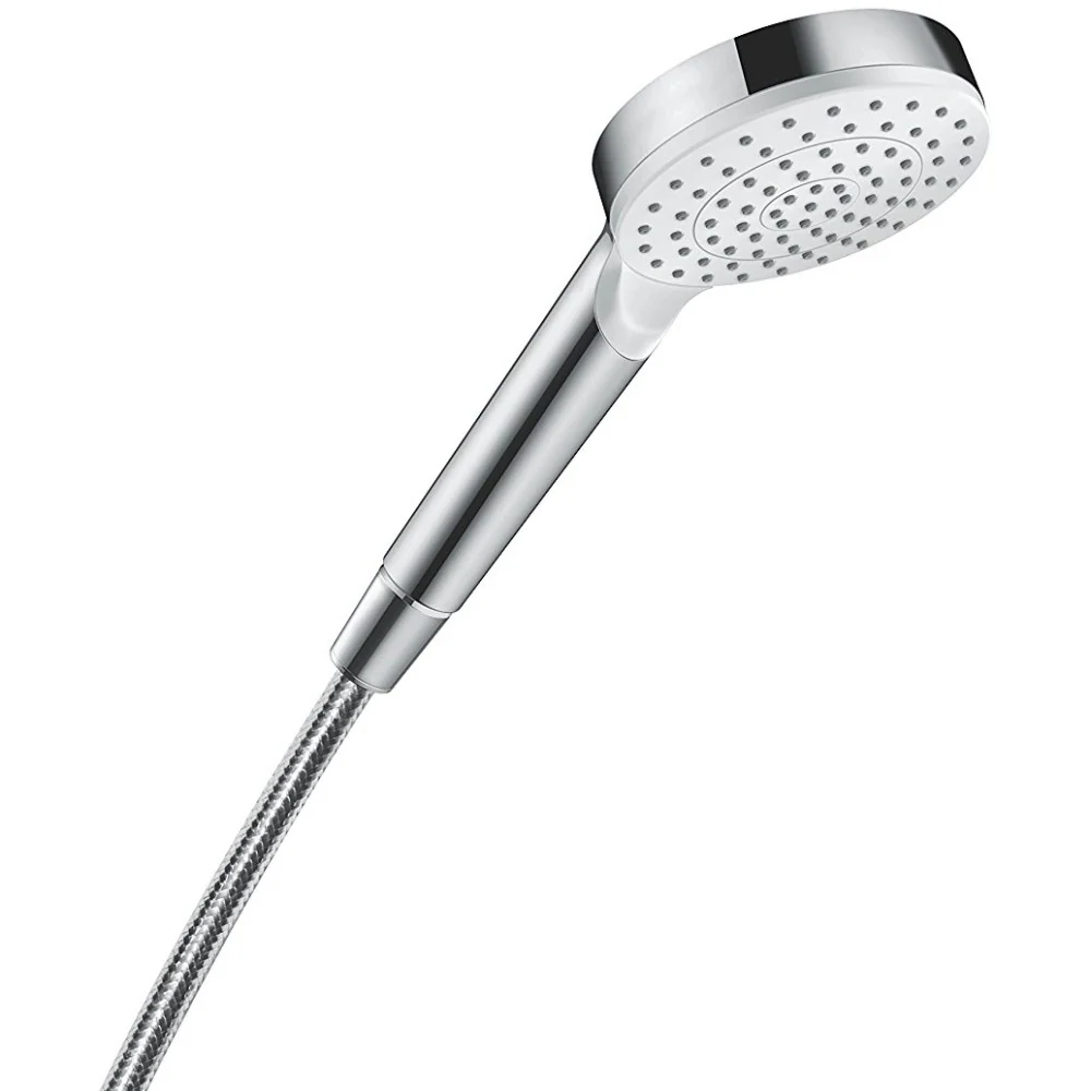 Para dus Hansgrohe Crometta 1jet EcoSmart Green, alb/crom
