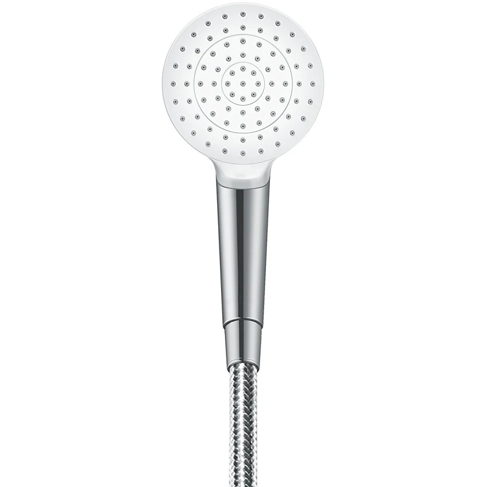 Para dus Hansgrohe Crometta 1jet EcoSmart Green, alb/crom