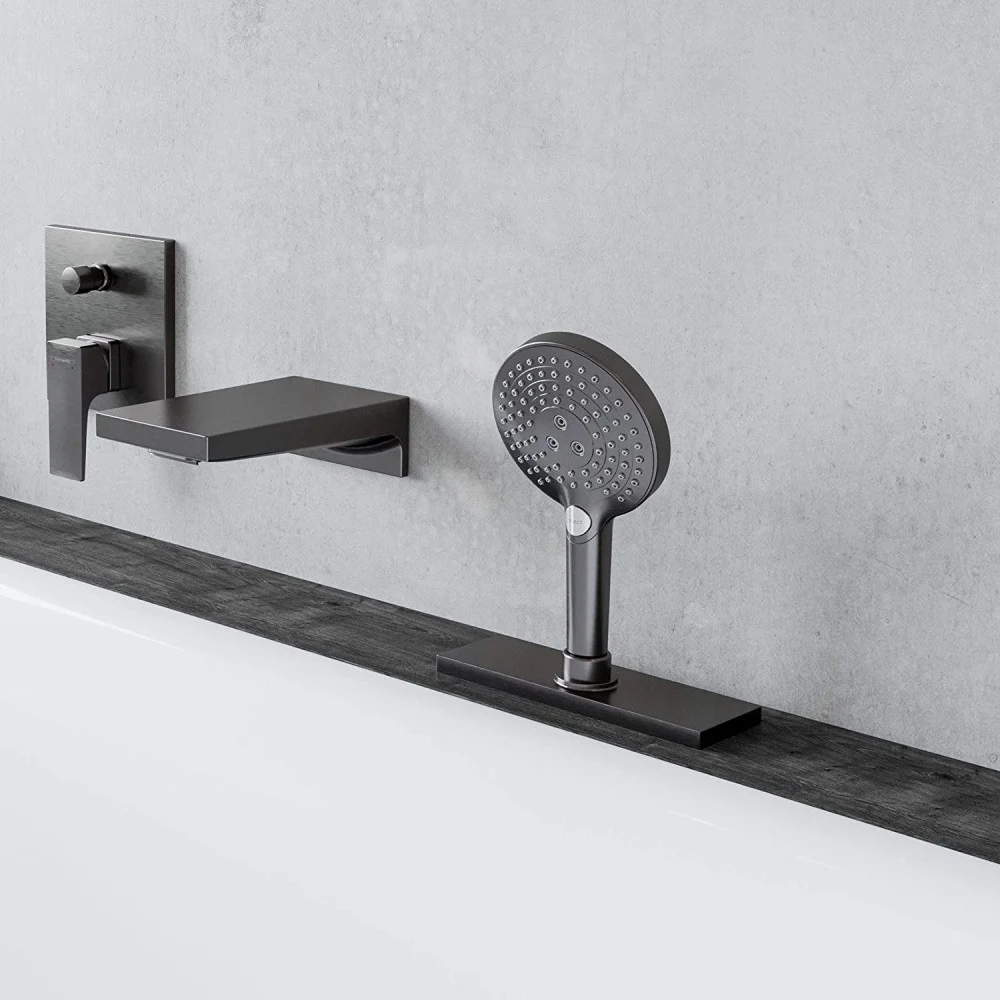 Para dus Hansgrohe Raindance Select S 120 cu 3 functii, antracit satinat