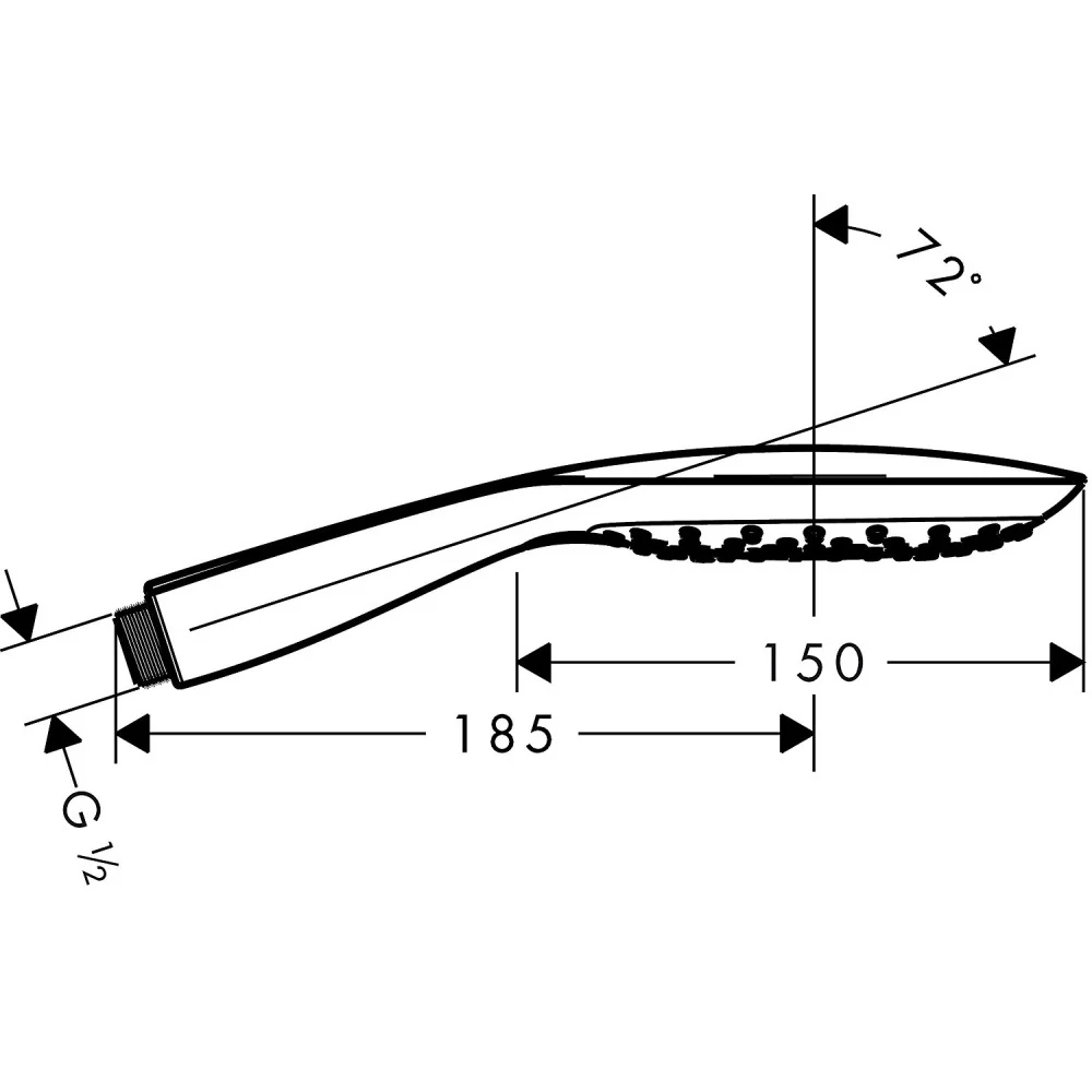 Para dus Hansgrohe Raindance Select E 150 3jet
