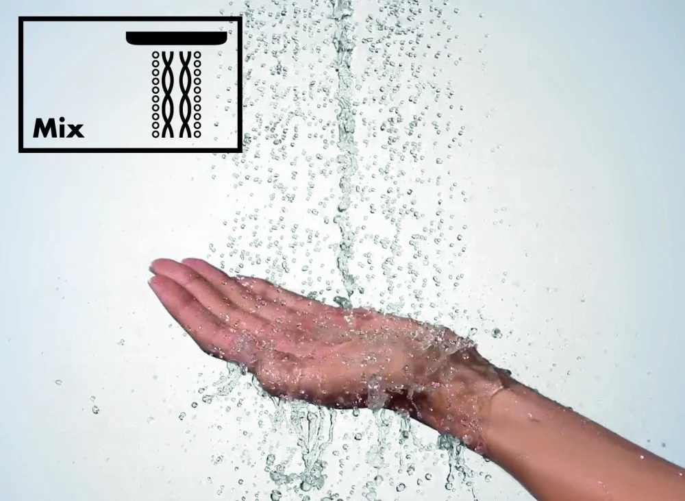 Para dus Hansgrohe Raindance Select E 150 3jet EcoSmart, crom